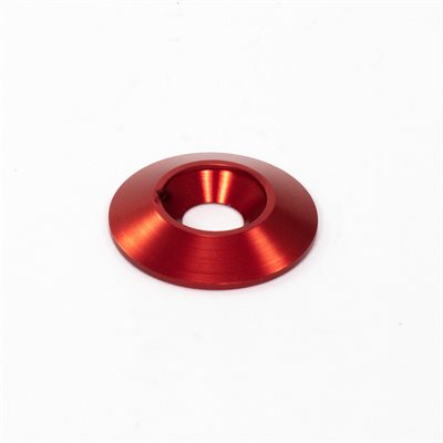 Conical washer, 8mm or 5 / 16" hardware (red)