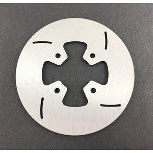MCP Steel Slotted Brake Disc - 1 / 4" x 7.1"