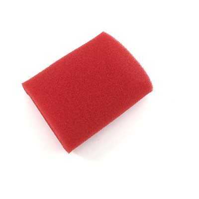 Prefilter, foam 3-1 / 2" x 5" (red)